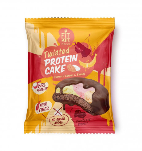 FitKit Twisted Protein Cake, 70 гр FitKit Twisted Protein Cake, 70 гр