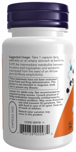 NOW 5-HTP complex, 5-HTP комплекс, 30 капсул