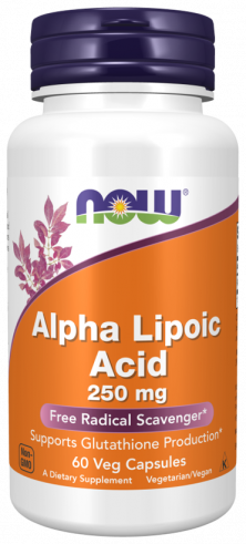 NOW Alpha Lipoic Acid 250 mg, 60 капсул