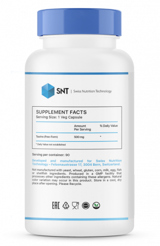 SNT Taurine, 90 капсул SNT Taurine, 90 капсул
