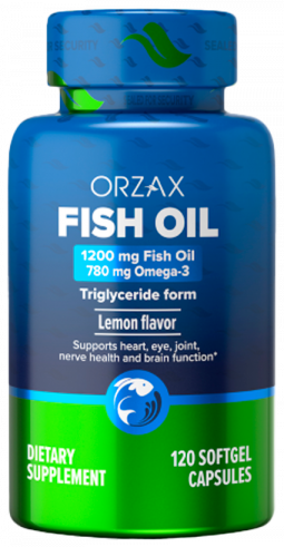 Orzax Fish Oil, 120 капсул