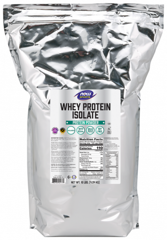 NOW Whey Protein Isolate, Изолят сывороточного протеина, 4540 грамм