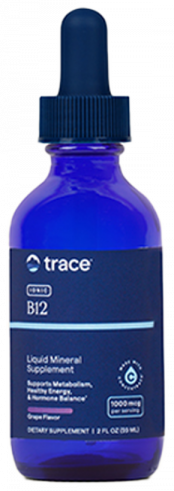 Trace Minerals Ionic B12, Ионный Б12, 59 мл