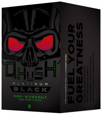 USN Qhush Platinum Black, 300 грамм