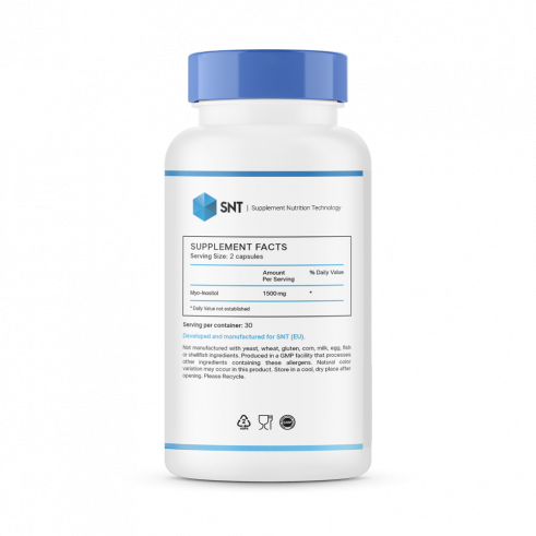 SNT Myo-Inositol, Мио-Инозитол, 60 капсул
