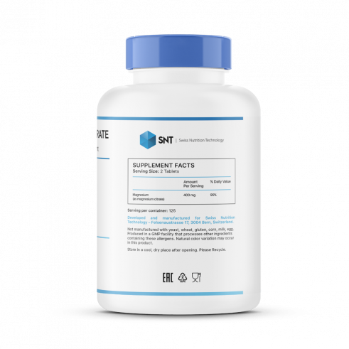SNT Magnesium Citrate, 250 таблеток