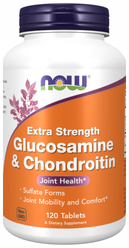 NOW Extra Strength Glucosamine &amp; Chondroitin, 120 таблеток