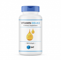 SNT Vitamin D3 + K2 2000 IU, 150 капсул