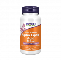 NOW Alpha Lipoic Acid 600 mg, 60 капсул