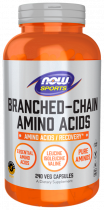 NOW Branched Chain Amino Acids, БСАА, 240 капсул