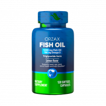 Orzax Fish Oil, Фиш Ойл (Рыбий жир), 120 капсул