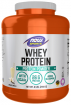 NOW Whey Protein, Сывороточный протеин, 2722 грамм