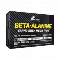 Olimp Sport Nutrition Beta-Alanine Carno Rush, Бета-Аланин Карно Раш, 80 таблеток